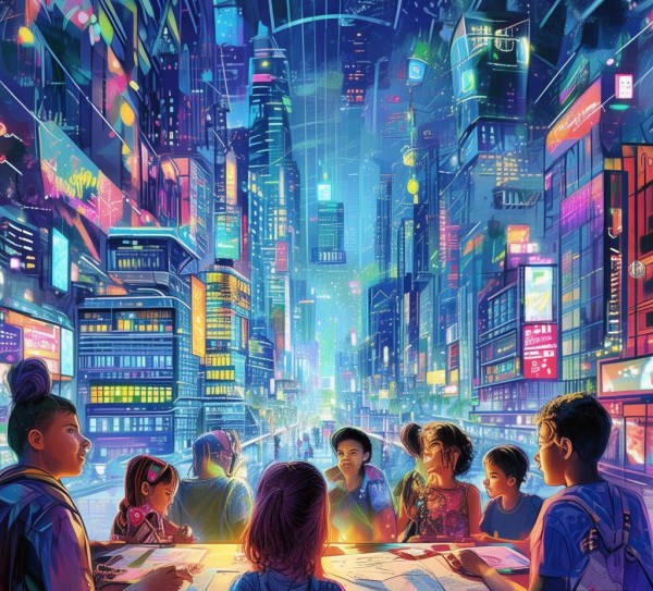 科技之光，创新之梦——三年级科技与创新手抄报